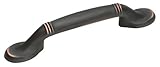Amerock BP1300ORB Brass and Sterling Traditions Pull, Oil Rubbed Bronze, 3-Inch