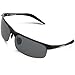 WOOLIKE Sports Polarized Sunglasses for Cycling Running Fishing Golf WL-817(Black&Black&Grey Lens)
