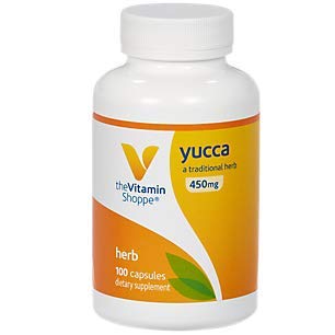 image for The Vitamin Shoppe Yucca 450MG, A Traditional Herb (Yucca Schidigera R