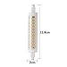 LESHP LED Bulbs 120LED 10W 1100LM R7S 118mm 100-265V 3000K Warm White Bulbs Double Ended Tungsten Halogen Bulbs Replacement 2 Pcs Not Dimmable