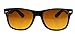 WebDeals Retro - Blue Blocking Driving Sunglasses Amber Tinted Lens (Black Matte, Blue Block Amber)……