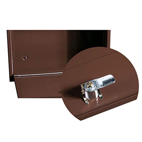 European Villa Letter Box Outdoor Wall Newspaper Magazine Mailbox Waterproof Retro Lock Letter Box - Thumbnail 3