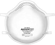 MAGID N95 Respirator Masks with Metal Nose Clips & Latex-Free Elastic Headband, Triple Layer Construction,