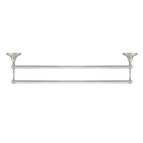 MODONA 24" Double Towel Bar - Satin Nickel - Viola Series - 5 Year Warrantee - Thumbnail 2