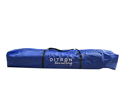 DITRON HOME AND LIVING Carpa Toldo Plegable 3x3 Impermeable Reforzada Estructura de Acero | Interior y Exterior | Incluye Bolsa de Transporte | Azul
