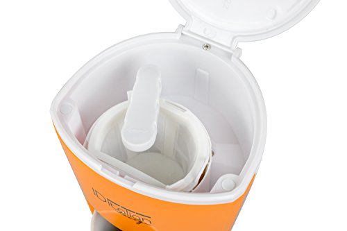 Italian Design IDECUCOF01 CAFETERA Funny Pro Coffee Maker, 450w-IDECUCOF01,  Naranja - La Cafetera