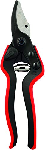 FELCO Pruning Shears (F 160S) – High Performance Swiss Made One-Hand Garden Pruner with Steel Blade w/Composite Fiber Handle