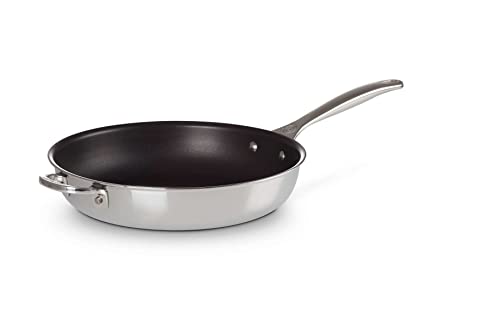 LE CREUSET 3-Ply Plus Stainless Steel 28cm Deep Frying Pan, 96600228000000