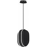 ET2 Interval - 14.25 Inch 35W 1 LED Medium Ellipse Pendant-Black Finish