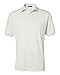Jerzees mens 5.6 oz. 50/50 Jersey Polo with SpotShield(437)-WHITE-M