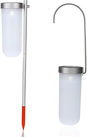 Mooni Solar Garden Lighting - Solar Probe Path Light - Set of Two (2) Lights - one Ground Lamp & one Hanging Lamp