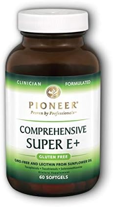 Pioneer Nutritional Formulas, Super E Plus Comprehensive, 60 Count
