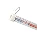 Taylor Kitchen Refrigerator/Freezer Kitchen Thermometer with Magnified Lens, Stainless Steel