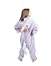 Emolly Fashion Kids Animal Unicorn Pajama Onesie - Soft and Comfortable with Pockets (8, Purp) Purple