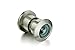TOGU TG3828YG-SN Solid Brass UL Listed 220-degree Door Viewer Peephole with Heavy Duty Privacy Cover for 1-3/5