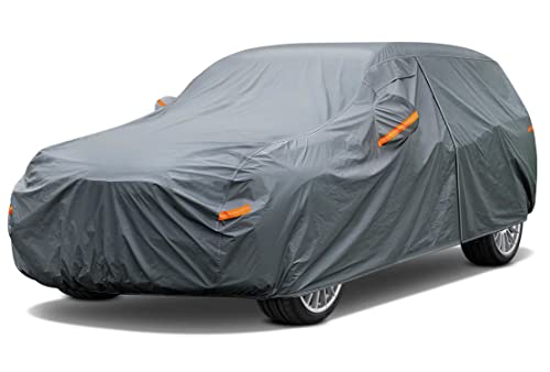 GUNHYI - Funda para coche SUV de 16 capas impermeable para todo tipo de clima, resistente al agua, ajuste universal, Toyota RAV4, Honda CRV, Tesla Model Y, Audi Q5, Chevrolet Equinox, Nissan Rogue, Kia Sorento, Mitsubishi Outlander, etc.