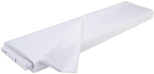 Babyville Boutique Bolt PUL Fabric, 64 Inch by 6-Yard Bolt, Neutral Solids White