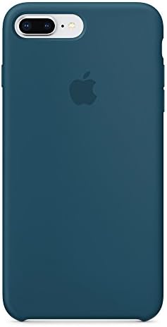 Opshell Soft Apple Silicone Case Cover for Apple iPhone 8plus (5.5inch) Boxed- Retail Packaging (Cosmos Blue)
