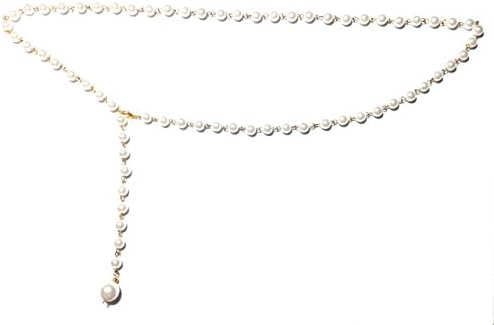 Town of Trinkets 6mm simulted Pearls Body Bikini Belly Body Waist Link Chain (28)