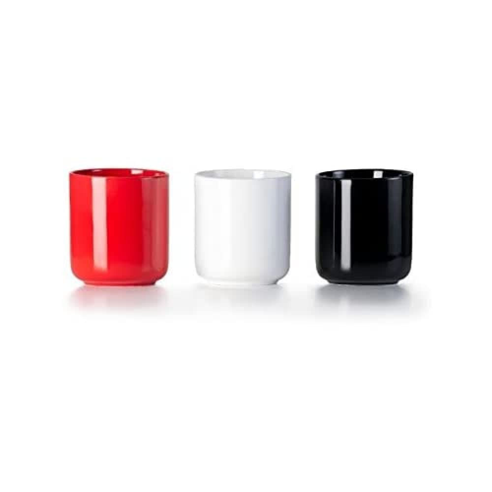 Ibili Utensil Holder, Porcelain, Black, 30 x 12 x 14 cm