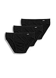 Jockey Men's Underwear Elance Bikini - 3 Pack, black, S