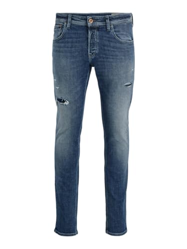 JACK & JONES Jjiglenn Jjcole Ge 972 Sn, Blue Denim, 32 W/32 L