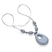 Consider It Maid Silicone Teething Necklace for Mom to Wear - FREE E-BOOK - BPA FREE and FDA Approved - Baby Love (Grey)