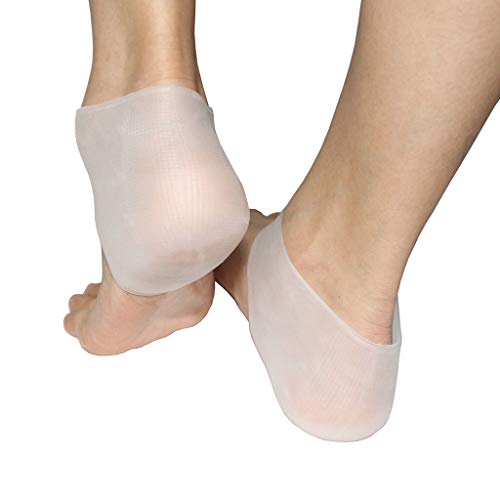 Heel Pain Gel Pads,Moisturizing Compression Sleeve for
