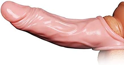 Fistsunbook 9.64inch Pê-NIS Sleeve Vib-ratór Reusable Cóndoms for Men Pê-NIS En-la-rgement Delay Ejacuation Trainer Pê-nisring Cóndom Condones Safer Fistsunbook
