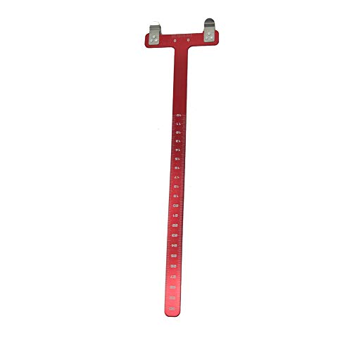 difcuyg5Ozw Outdoor T Square Hunting Archery Recurve Compound Bow Arrow Steel Measuring Ruler Tool - Black