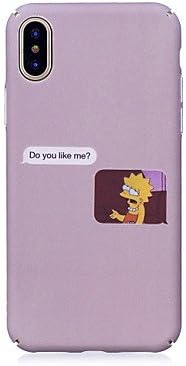 Case For Apple iPhone X iPhone 8 Glow in the Dark Pattern Embossed Back Cover Word/Phrase Cartoon Hard PC for iPhone X iPhone 8 Plus (Compatible Models : IPhone 6s/6)