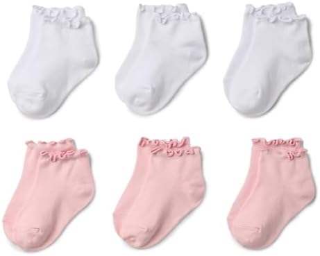 Medias De Mariquita Para Niñas – Rojas Con Lunares Negros, Talla ML