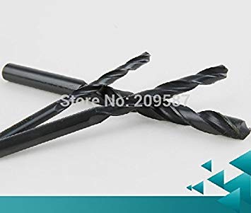 Generic 10pcs Straight Shank HSS9341 Rolled Twist Drill Bits Diameter 5.2mm (0.2047")