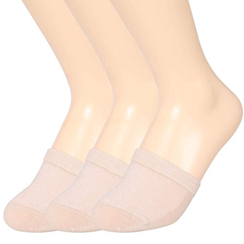 ANDERK 10 paar Womens Low Cut Sokken No Show Toe Cover Half Onzichtbare Katoen Topper Liner met Naadloze - Image 5