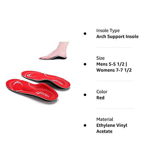 Walkomfy Pain Relief Orthotics, Plantar Fasciitis Arch Support Insoles