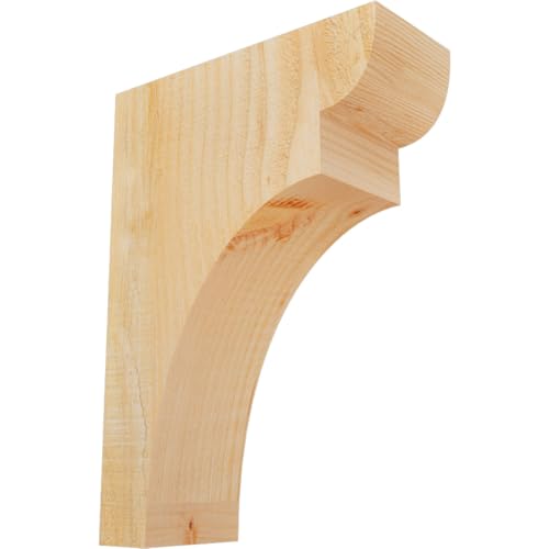 Ekena Millwork COR04X10X14YOR00RDF 4"W x 10"D x 14"H Yorktown Rough Sawn Corbel…