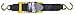 BoatBuckle Pro Series Kwik-Lok Transom Tie-Down (2-Inch x 2-Feet, Black), Pack of 2