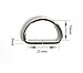 Happy Shop 100 Pack Metal D Ring,Heavy Duty 1 inch Nickel Plated D-Rings for Hardware Bags Ring Hand DIY Accessories Belts and Dog Leash