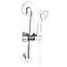 YOO.MEE ADA Grab Bar Hand Shower Bracket, ONLY FIT DIAMETER 1.25'' (32mm) Safety Grab Rail, Split-type design in 5 seconds Easy Installation