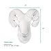 Wall Charmers White Faux Ram Head Wall Hanging - 15