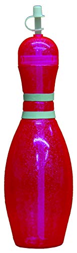 Large Bowling Pin Water Bottle - 32 Ounce (Pink) - Thumbnail 3