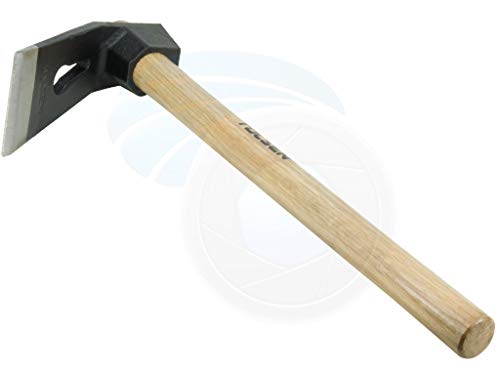 21oz 600g Woodworking Garden Straight Adze Wooden Handle Nail Puller