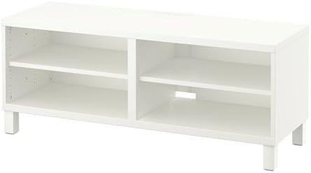 Ikea Tv Unit White 14202 2058 1030 Amazon Co Uk Kitchen Home