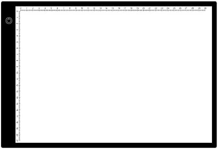 A4 LED Lightbox Board- 5-Volt Super-Bright Ultra-Thin 3/8" Profile Light Box Pad Artcraft Tracing Light Pad Ultra-thin USB Power Cable Dimmable Brightness Tatoo Pad Aniamtion, Sketching, De