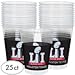 Super Bowl 51 Party Supplies Deluxe Pack for 24 Guests: Dinner Plates, Appetizer/Dessert Plates, Napkins, Cups, Cutlery, & Table Cover