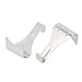 Uxcell a16062900ux0498 White Zinc Plated Picture Photo Frame Rail Moulding Hanging Hooks Metal (Pack of 20)