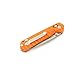 GANZO G717-O Stainless Steel Foldable Knife w/ Nylon Pouch-G717-O, 85mm Blade, Orange - (Premium Quality)