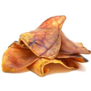 Pack of 6 Premium Pig Ears for Dogs - Sustainably Sourced from the EU, Natural Chews with Chondroitin for Healthy Joints, Teeth & Gums, Grain-Free & High Protein Dog Treats