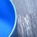 TOPFUND Blue G Note Crystal Singing Bowl Throat Chakra 8 inch with Heavy Duty Carrying Case and Suede Mallet