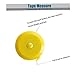12 Pack Tape Measure 150cm 60 Inch Push Button Retractable Sewing Measuring Tape for Body, Double-Sided Tailor Cloth Ruler by Pantinue
